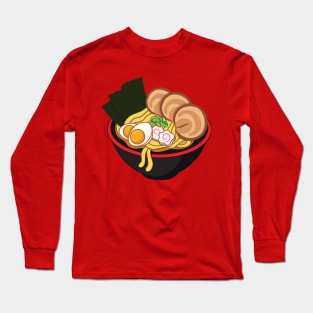 Savory Delight: Ramen Bowl Long Sleeve T-Shirt